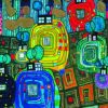 Pavilions And Bungalows For Natives And Foreigners By Hundertwasser Diamond Painting