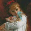 Pierre Auguste Cot A New Doll Diamond Paintings