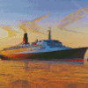 Queen Elizabeth 2 Cruise Ship Diamond Paintings