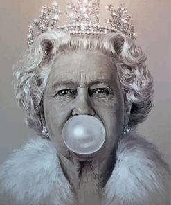 Queen Blowing Bubble Diamond Painting