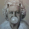 Queen Blowing Bubble Diamond Paintings