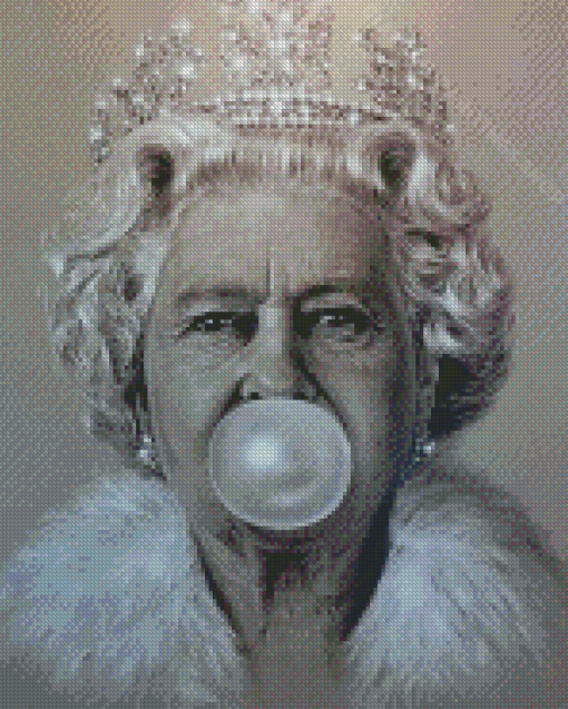 Queen Blowing Bubble Diamond Paintings