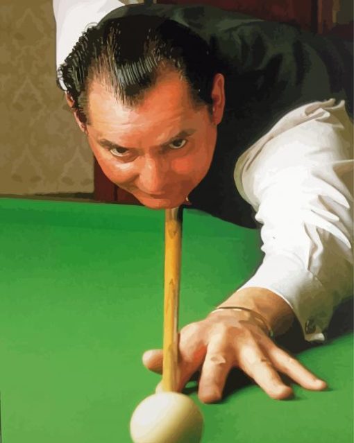 Ray Reardon Snooker Player Diamond Painting