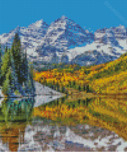 Rocky Mountain National Park In Fall Diamond Paintings