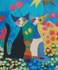 Rosina Wachtmeister Cats Art Diamond Paintings