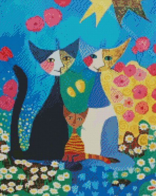 Rosina Wachtmeister Cats Art Diamond Paintings