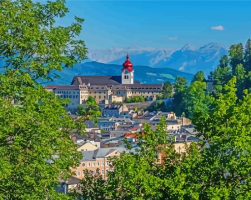 Salzburg Nonnberg Diamond Painting