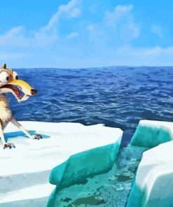 Scrat Ice Age Animated Movie Diamond Painting