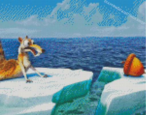 Scrat Ice Age Animated Movie Diamond Paintings