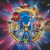 Sonic Prime Art Diamond Paintings