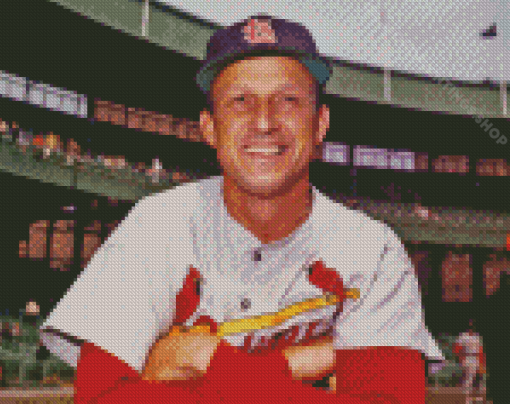 Stan Musial Baseballer Diamond Paintings