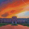 Sunset At Rice University Diamond Paintings