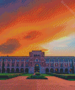 Sunset At Rice University Diamond Paintings