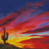 Arizona Sunset Art Diamond Paintings