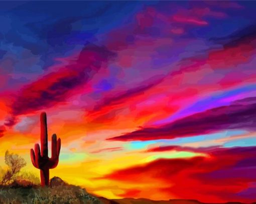 Arizona Sunset Art Diamond Painting