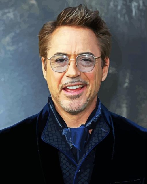 The Actor Robert Downey Jr Diamond Painting