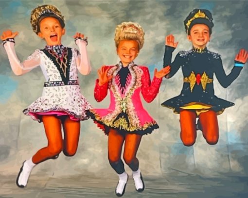 The Irish Dancers Diamond Painting