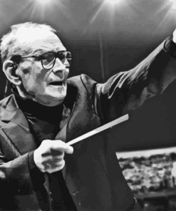 The Orchestrator Ennio Morricone Diamond Painting