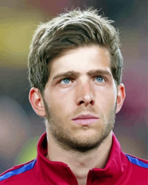 The Spanish Player Sergi Roberto Diamond Painting