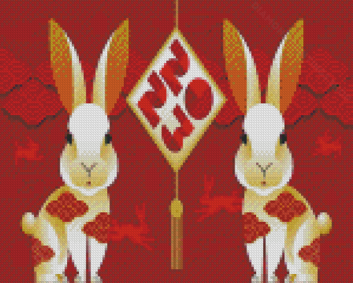 The Year Of The Rabbit Diamond Paintings