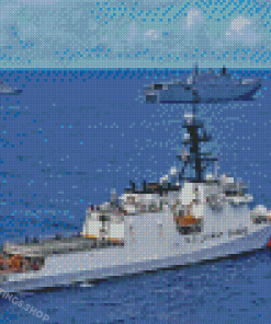 United States Coast Guard Armed Force Ship Diamond Paintings