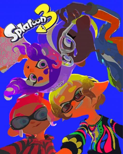 Video Game Splatoon 3 Diamond Painting