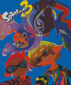 Video Game Splatoon 3 Diamond Paintings