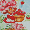 Vintage Strawberry Shortcake Cartoon Diamond Paintings