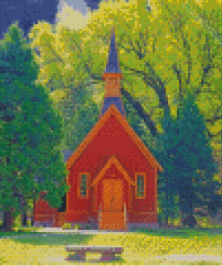 Yosemite Valley Chapel Diamond Paintings