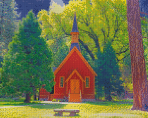 Yosemite Valley Chapel Diamond Paintings