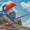 Zazu Hornbill Bird Diamond Paintings