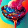 Abstract Melted Candy Diamond Painting