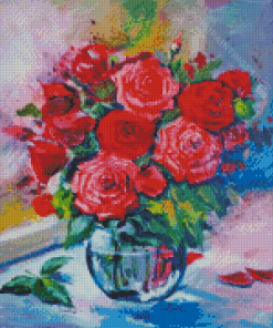 Abstract Rose Bouquet Diamond Paintings