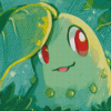 Aesthetic Chikorita Diamond Paintings