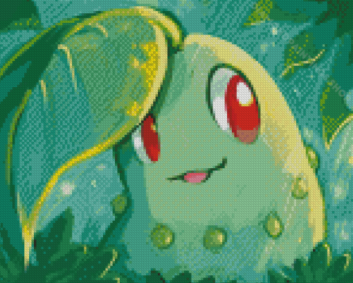 Aesthetic Chikorita Diamond Paintings