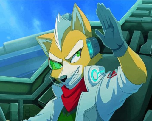 Aesthetic Fox McCloud Diamond Painting