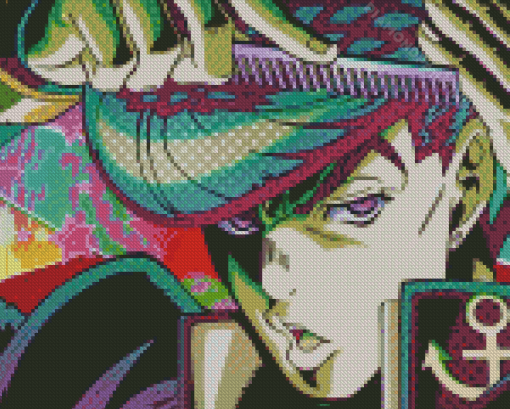 Aesthetic Josuke Higashikata Diamond Paintings