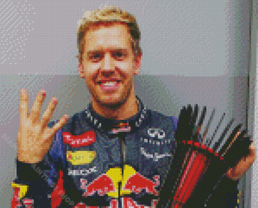 Aesthetic Sebastian Vettel Diamond Paintings