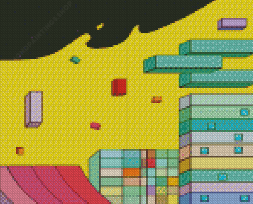 Aesthetic Tetris Diamond Paintings