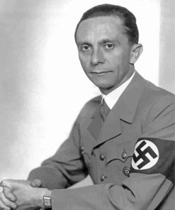 Black And White Joseph Goebbels Diamond Painting