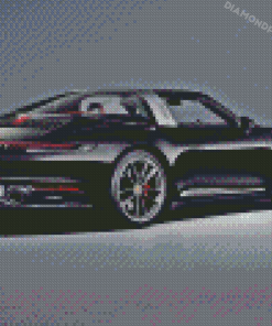 Black Porsche Targa Diamond Paintings