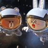 Brown And Cony In Space Diamond Painting