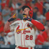 Cool Cardinals Baseball Diamond Paintings