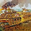 Cool WW2 Tank Diamond Painting