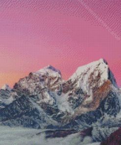 Glacier Himalayas At Sunset Diamond Paintings