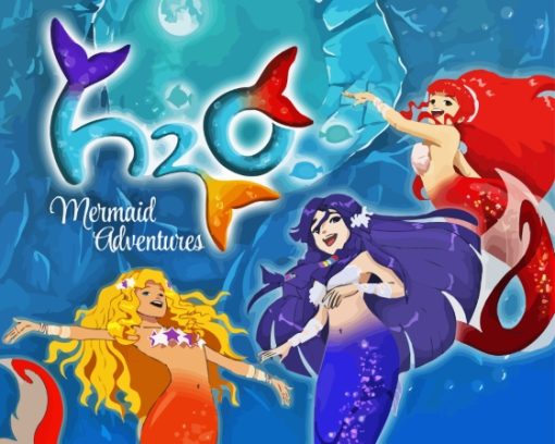 H2o Mermaids Disney Movie Diamond Painting