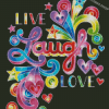 Live Laugh Love Art Diamond Paintings