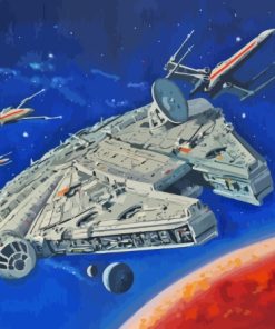 Millennium Falcon Star Wars Diamond Painting