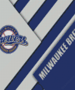 Milwaukee Brewers Baseball Team Logo Diamond Paintings