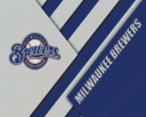 Milwaukee Brewers Baseball Team Logo Diamond Paintings